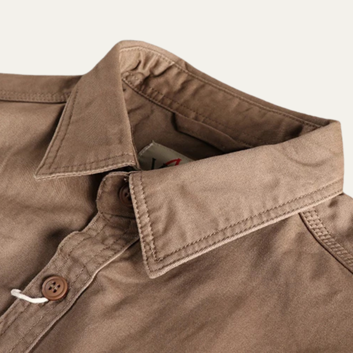 The Hillston Men’s Vintage Washed Utility Casual Shirt Jacket – view 3