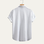 The Ashland Ridge Men’s Summer Textured Button-Up Shirt – view 3