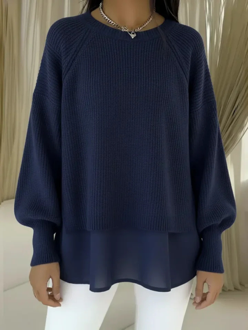 Kestlyn layered-look jumper, third colourway | Ellie Dublin