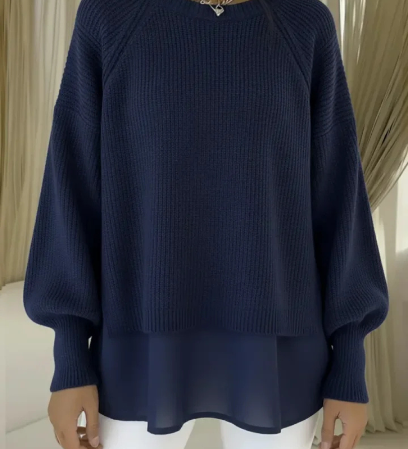 Kestlyn layered-look jumper, third colourway | Ellie Dublin