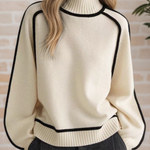 Women's Elegant High-Neck Sweater – view 4