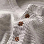 The Glenhurst Park Men’s Slim Fit Thermal Waffle Knit Henley Shirt – view 12