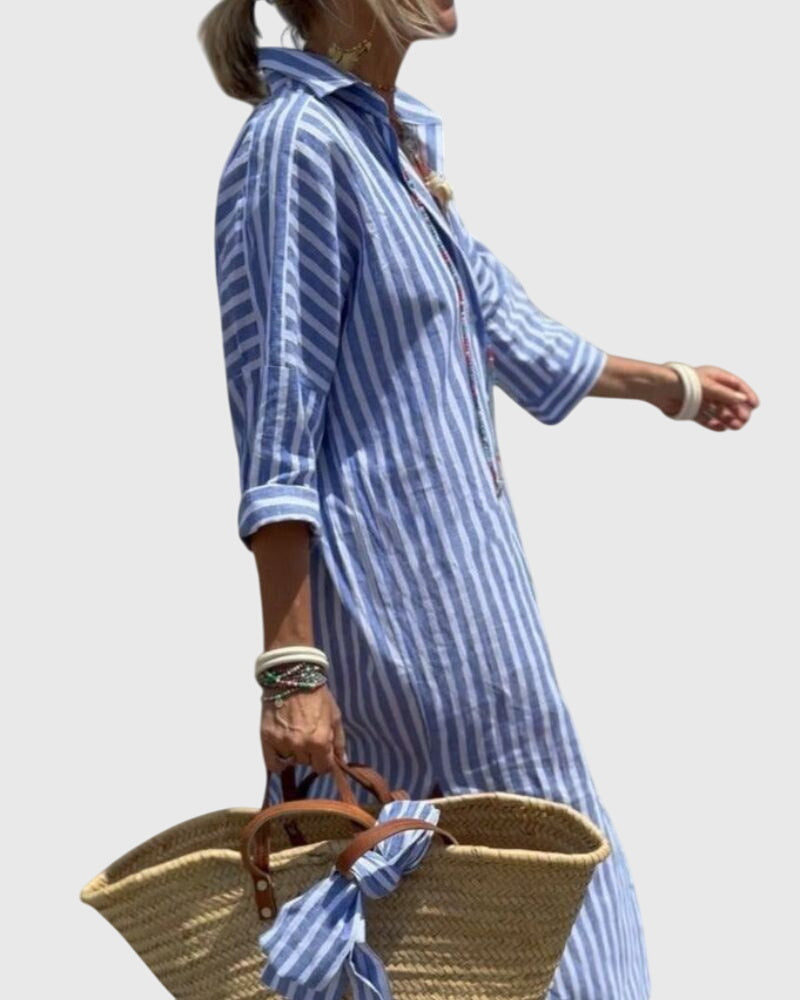 Ellen | Classic Striped Dress – view 3