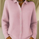 Katrina textured knit button cardigan for women | Ellie Dublin