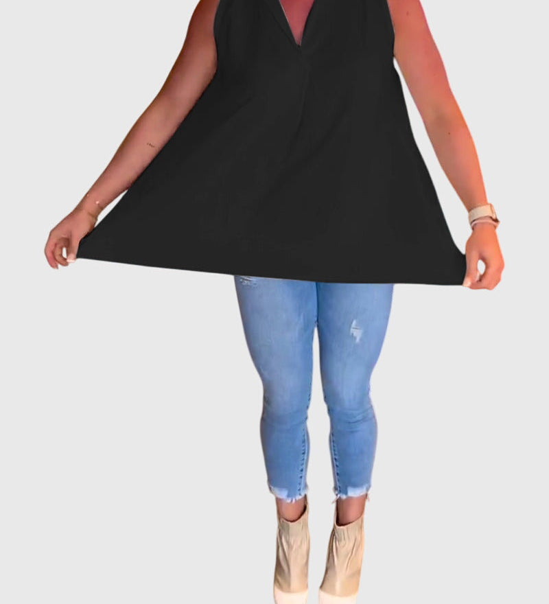 Maëlle | Sleeveless Blouse – view 23