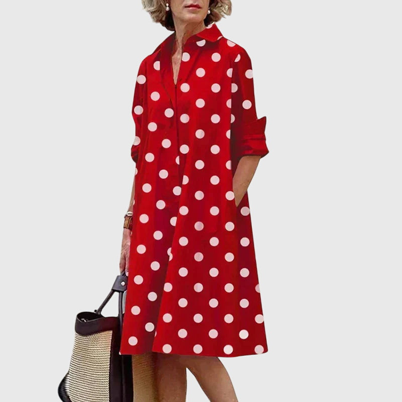 Paige | Elegant Dress with Pockets – view 5