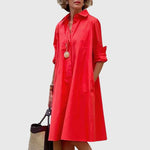 Paige | Elegant Dress with Pockets – view 2
