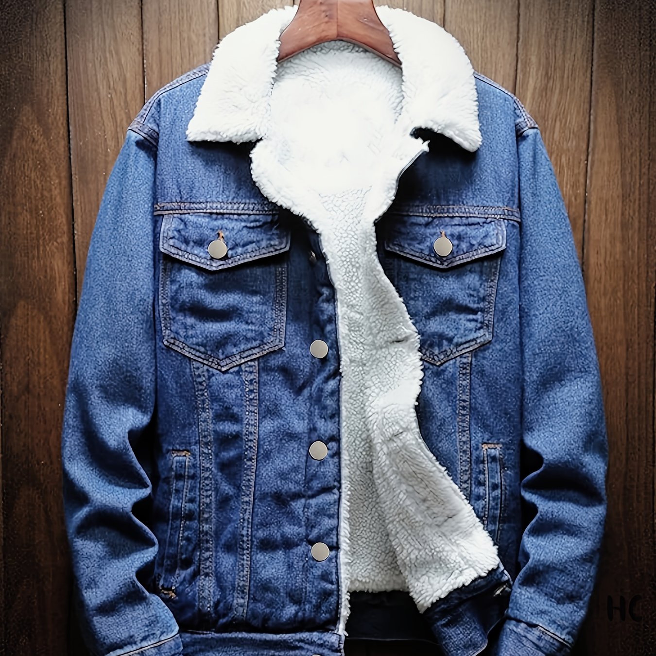 Milan™ | Cozy Winter Denim Jacket – view 12