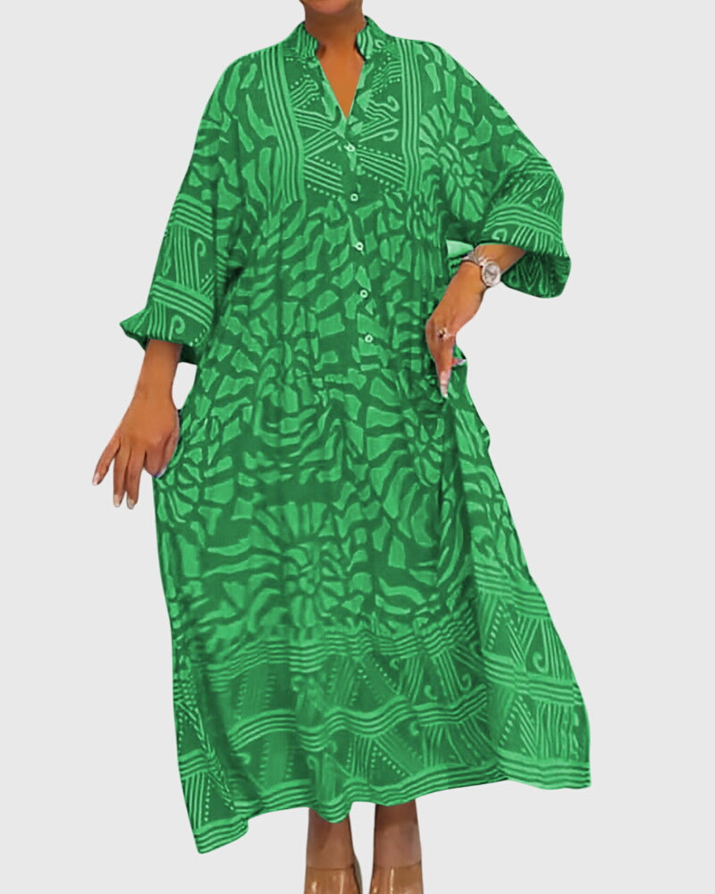 Mckinley | Maxi Dress with Elegant Print – view 5