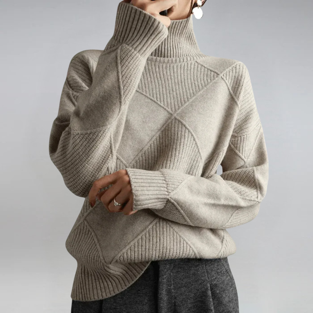 Lauren | Opulent Turtleneck Sweater – view 3