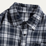 The Glenhurst Men’s Loose Fit Casual Retro Plaid Shirt – view 3