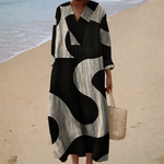 Ophélie - Flattering Printed Summer Dress – view 2