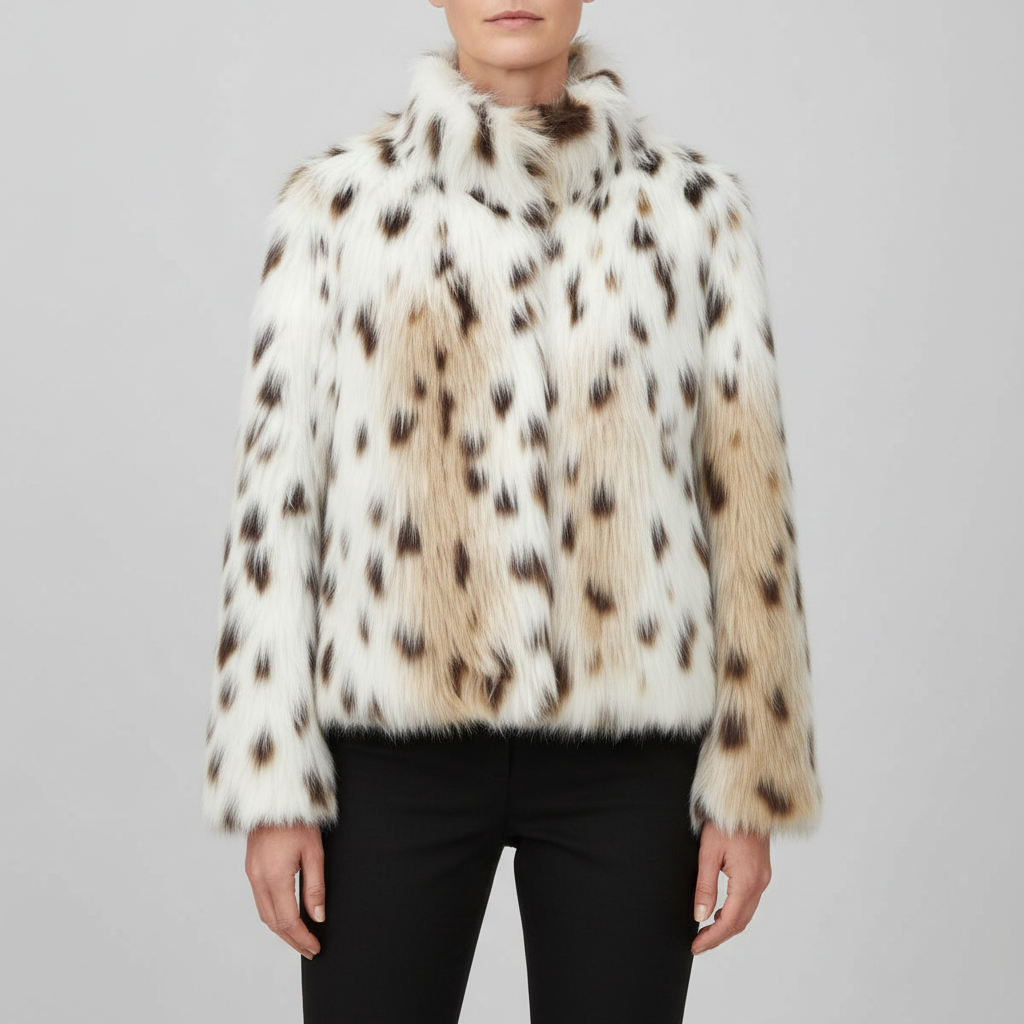 Beverly | Ivory Leopard Jacket