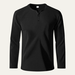 The Pinecrest Creek Men’s Casual Waffle Henley Thermal Shirt – view 10
