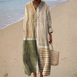 Tess - Flattering Printed Summer Dress – view 2