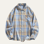 The Glenhurst Men’s Loose Fit Casual Retro Plaid Shirt – view 5