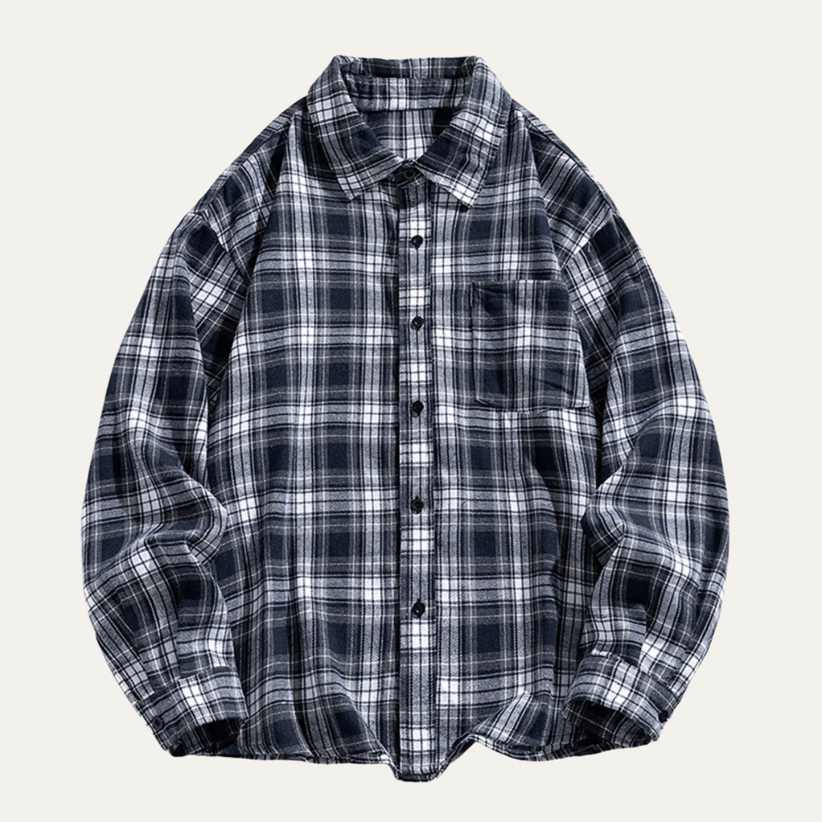 The Glenhurst Men’s Loose Fit Casual Retro Plaid Shirt – view 11
