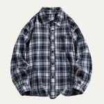 The Glenhurst Men’s Loose Fit Casual Retro Plaid Shirt – view 11