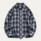 The Glenhurst Men’s Loose Fit Casual Retro Plaid Shirt – view 11