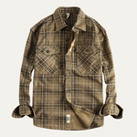 The Timbercrest Ridge Men’s Lightweight Checkered Shirt Jacket
