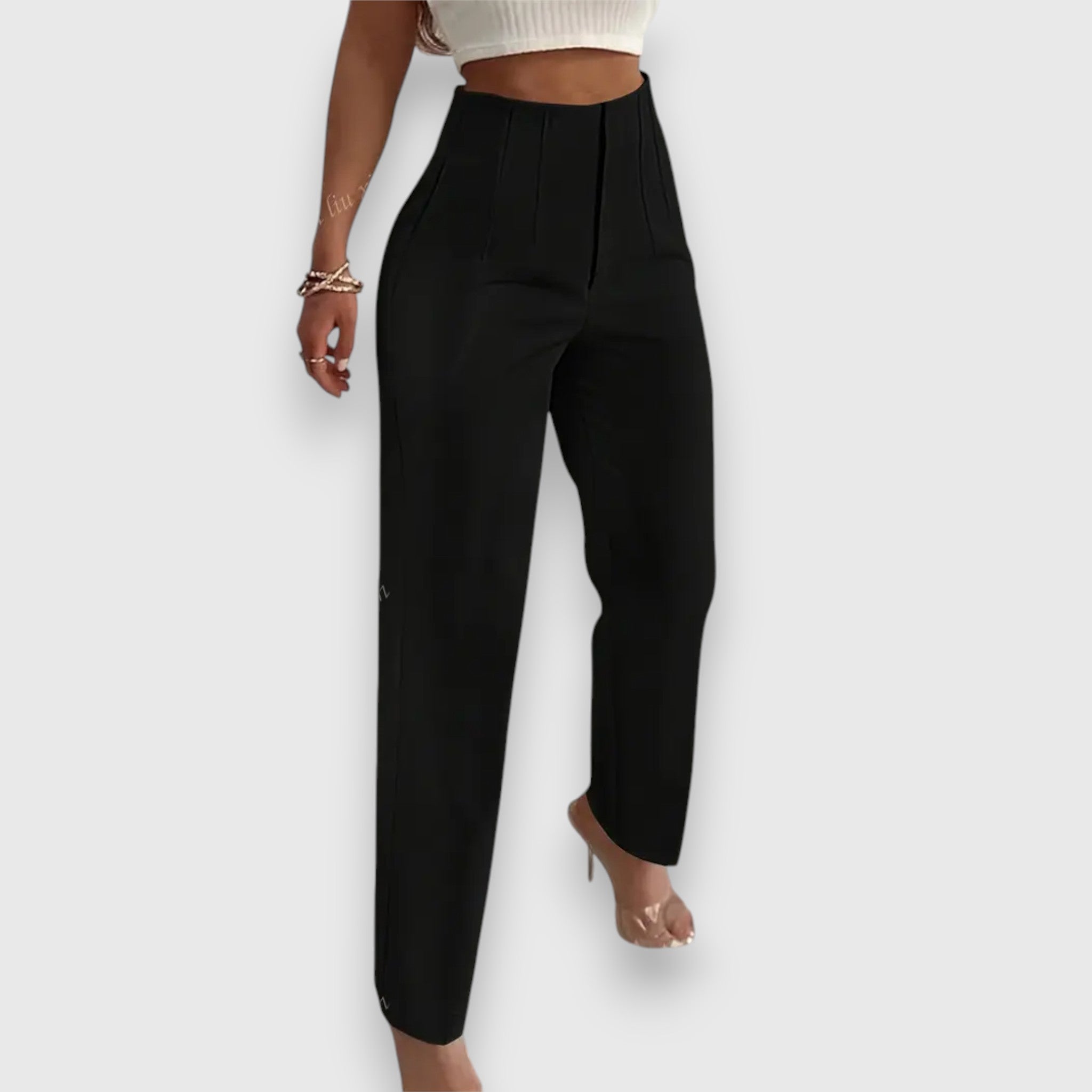 Clémence | Elevated High-Waisted Trousers – view 3