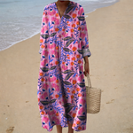 Clémence - Flattering Printed Summer Dress – view 2