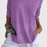 Caroline | Stylish V-Neck Blouse – view 7