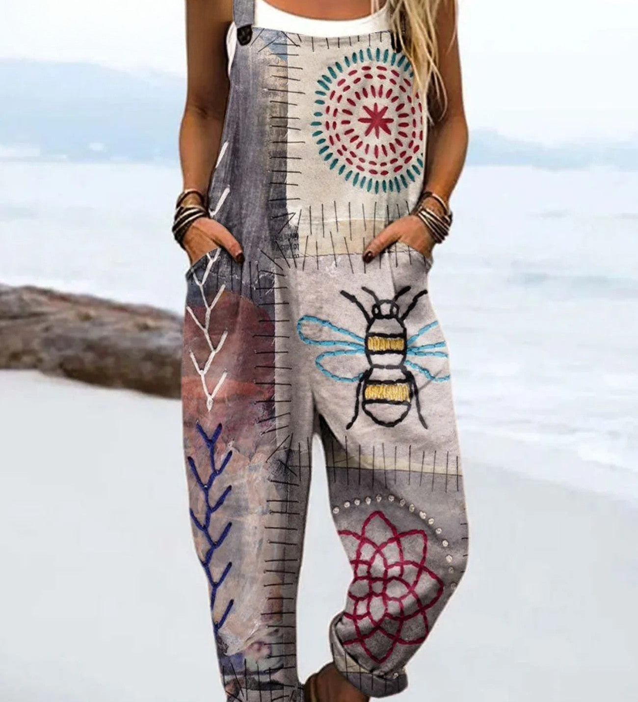 Bee Free Dungarees