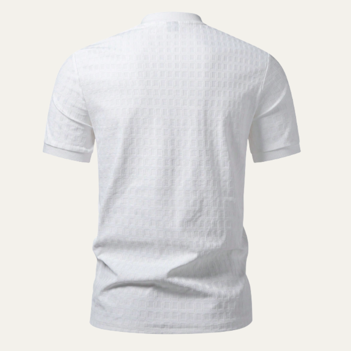 The Oakridge Hill Men’s Classic Textured Summer Polo Shirt – view 4