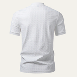 The Oakridge Hill Men’s Classic Textured Summer Polo Shirt – view 4