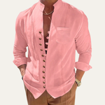 The Riverview Men’s Retro Multi Button Casual Summer Shirt – view 4