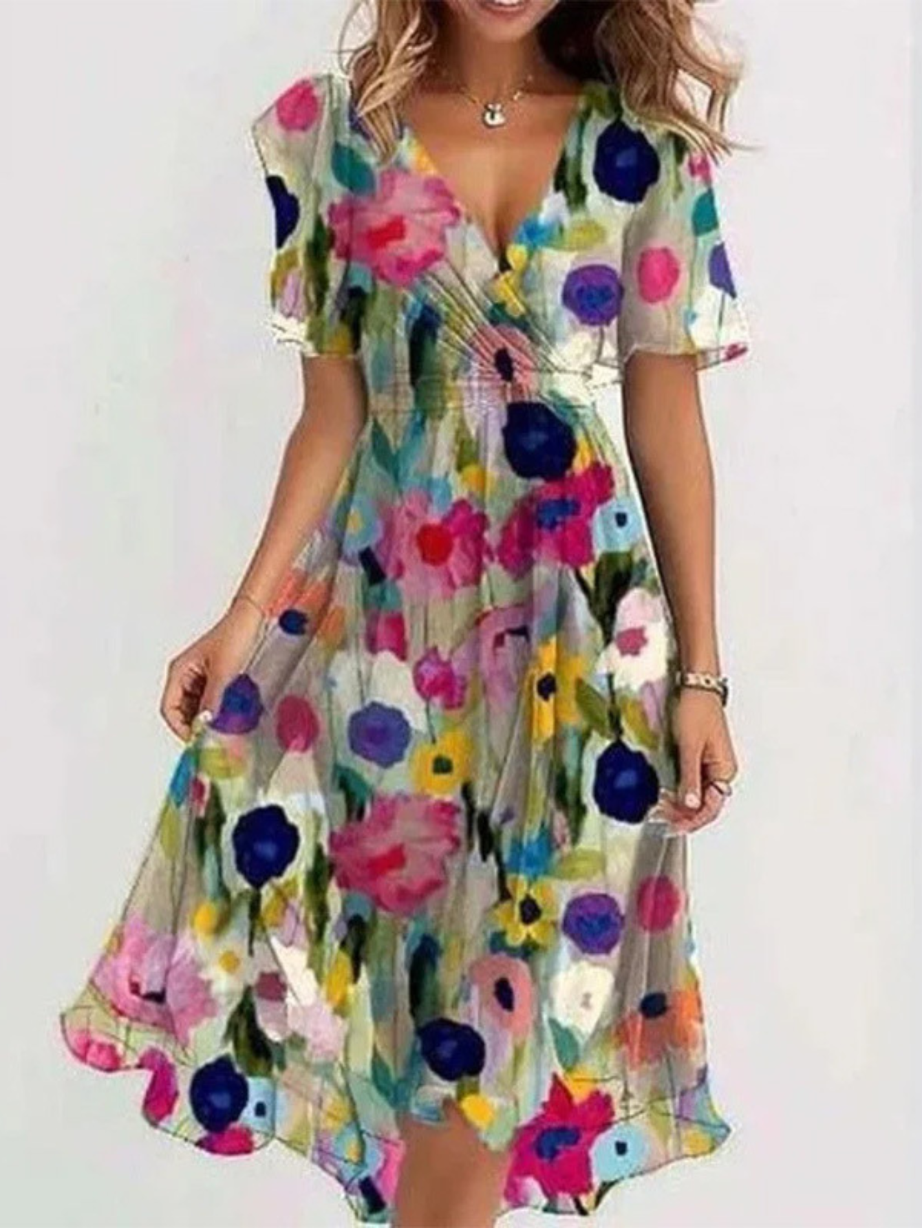 Matilda | Summer Dress with Belly Cover – view 4