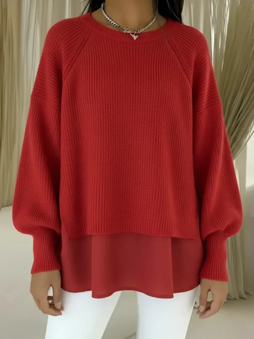 Kestlyn layered-look jumper, second colourway | Ellie Dublin