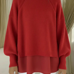 Kestlyn layered-look jumper, second colourway | Ellie Dublin