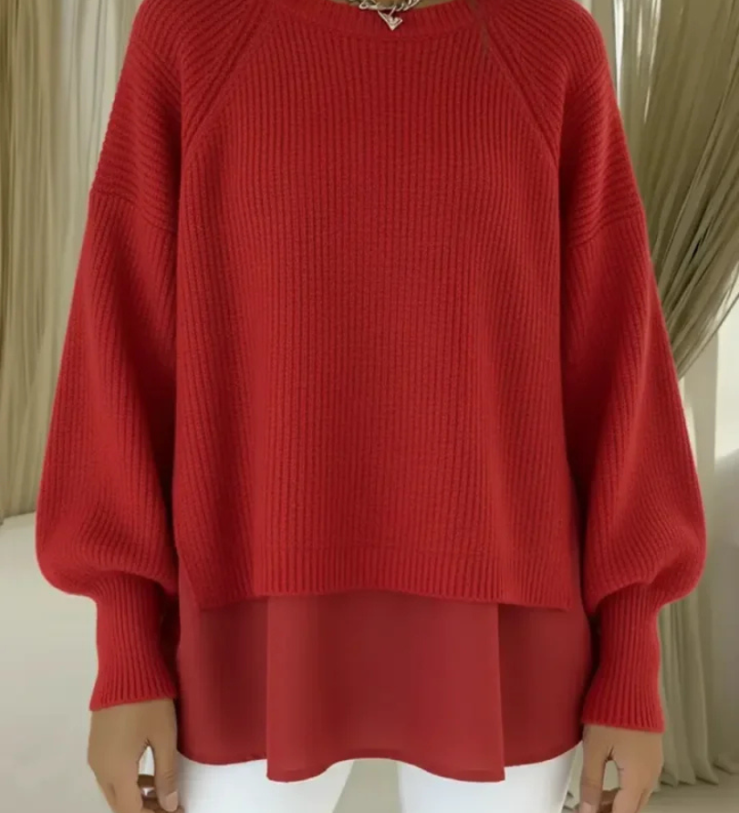 Kestlyn layered-look jumper, second colourway | Ellie Dublin