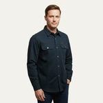 The Cedarfield Men’s Solid Colour Multi Pocket Soft Cargo Shirt – view 6