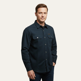 The Cedarfield Men’s Solid Colour Multi Pocket Soft Cargo Shirt – view 6