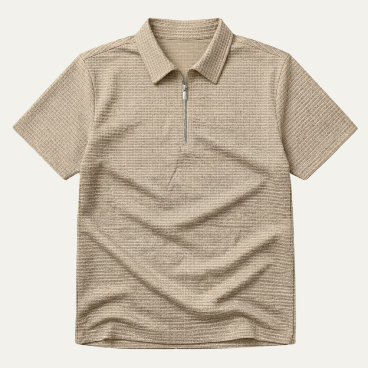 The Ravenswood Men’s Waffle Knit Half Zip Polo Shirt – view 7