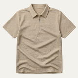 The Ravenswood Men’s Waffle Knit Half Zip Polo Shirt – view 7