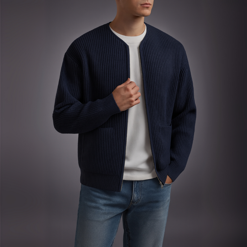 Calvin | Zip-Up Sleeveless Jacket – view 6