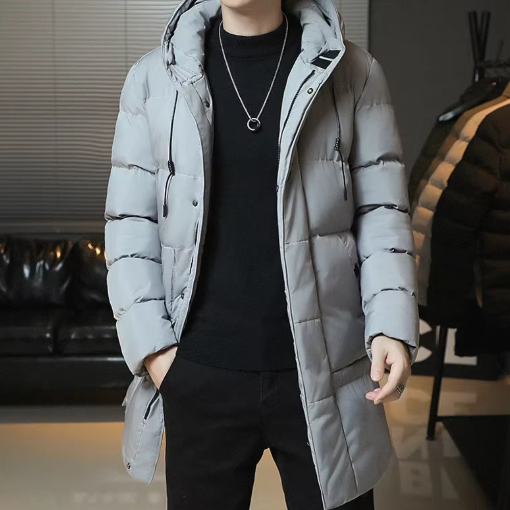 Adrien™ | Stylish Long Winter Coat – view 8