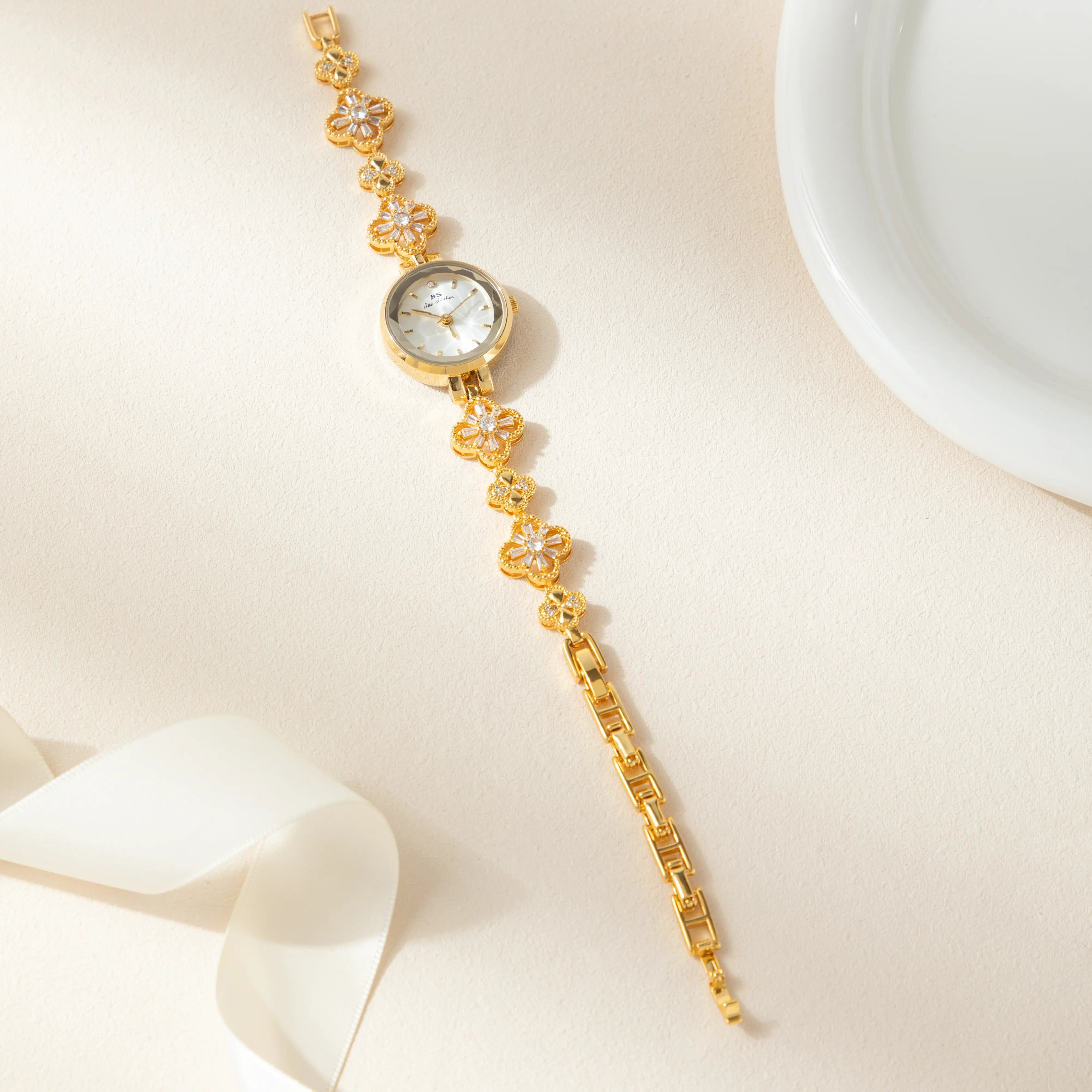 Mia® - Crystal-Embellished Gold Watch – view 5