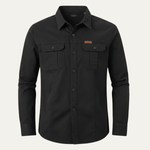 The Cedarfield Men’s Solid Colour Multi Pocket Soft Cargo Shirt – view 3