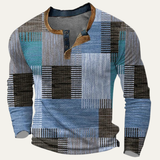 The Bluefield Men’s Textured Patchwork Design Polo Shirt – view 4