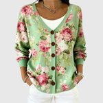 Rhona button-front knit cardigan for women | Ellie Dublin
