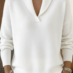 Antonine V-neck jumper, sixth colourway | Ellie Dublin