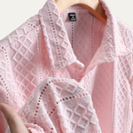 The Foxbrook Men’s Soft Textured Button-Up Shirt – view 4
