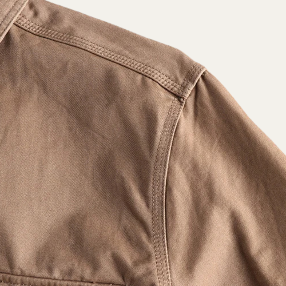 The Hillston Men’s Vintage Washed Utility Casual Shirt Jacket – view 4