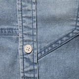 The Meadowford Men’s Slim Fit Cowboy Style Denim Shirt – view 10