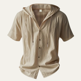 The Glenrock Men’s Hooded Drawstring Casual Top – view 4